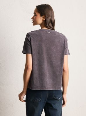 Imagen 2 del producto Polera con Proceso de Teñidoo y Estampado Flock