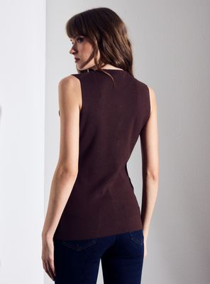 Imagen 2 del producto Chaleco Vest Tejido Cuello Redondo