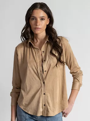 Blusa Gamuza Javi Beige