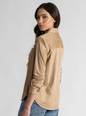 Imagen 2 del producto Blusa Gamuza Javi Beige