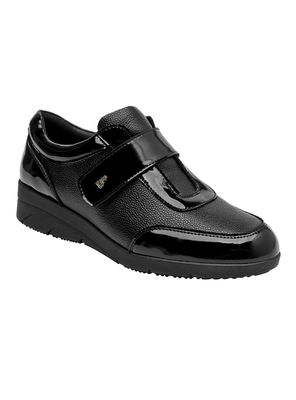 Imagen 2 del producto Zapato Casual Cuero  Velcro y Detalle en Charol Mujer