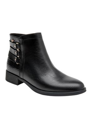 Imagen 2 del producto Botín Detalle Texturizado y Liso Mujer