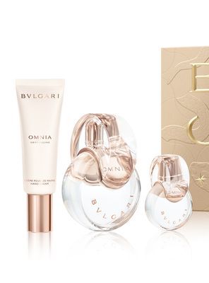Imagen 2 del producto Set Perfume Bvlgari Omnia Crystalline Xmas 2025 EDT Hombre 100 ml + 15 ml EDT + 40 ml Hand Cream