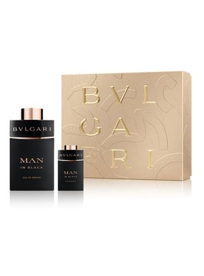 Set Perfume Man In Black Bvlgari EDP Hombre 100 ml  + EDP 15 ml