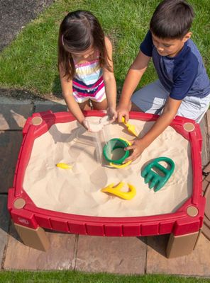 Imagen 2 del producto Mesa de Juego Arena Rojo con Accesorios