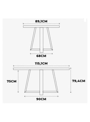 Imagen 2 del producto Comedor Mara 1.2 4 Sillas Daisy