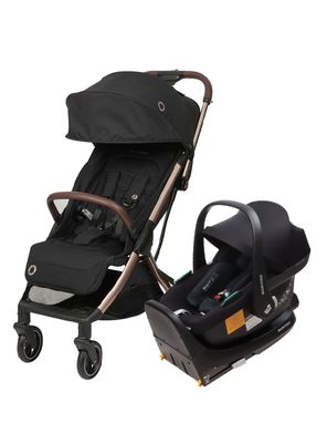 Coche Travel System Eva Black Champagne Cabriofix I-Size