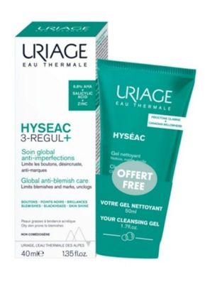 Set de Crema Anti-Imperfecciones 40ml + Gel Limpiador Hyséac 50ml