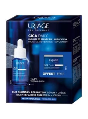 Set Serúm Reparador Cica-Daily 30ml + Crema Reparadora Concentrada 15ml