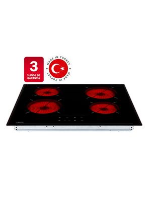 Imagen 2 del producto Encimera Eléctrica Vitrocerámica 4 Quemadores TRI 64910 TC3 Negro
