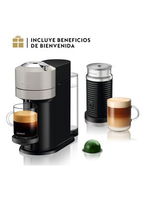 Cafetera Vertuo Next Gris + Espumador de Leche