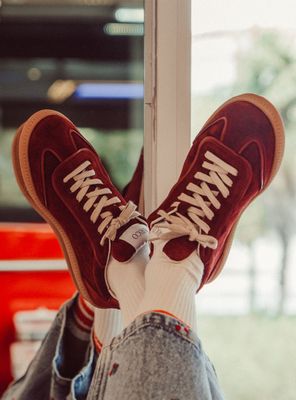 Zapatilla Urbana Groove Cuero Mujer