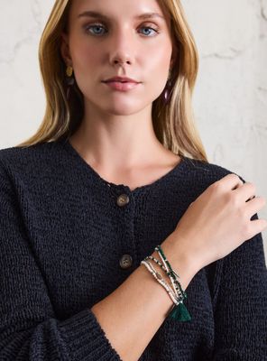 Imagen 1 del producto Pulsera Pack Elasticadas de Mostacillas y Pompón