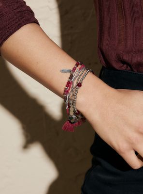 Imagen 2 del producto Pulsera Pack con Mostacillas y Detalles Metálicos