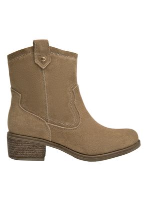 Imagen 1 del producto Botín Cuero Slip On Taco Cuadrado BRM0264 Mujer