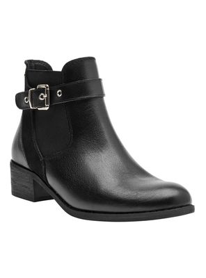 Imagen 2 del producto Botín Taco Cuadrado Brm0297 Cuero Mujer