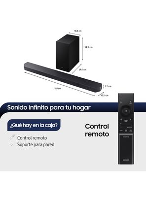 Imagen 2 del producto Soundbar Q-series HW-Q600F 3.1.2 ch Subwoofer 2025