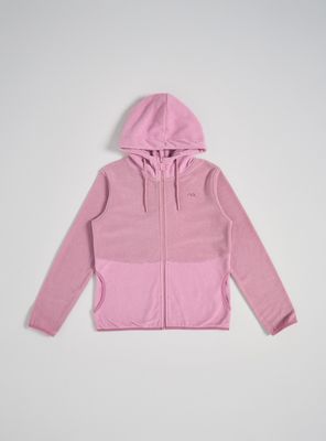 Imagen 2 del producto Polerón Polar Bicolor Textura con Capucha