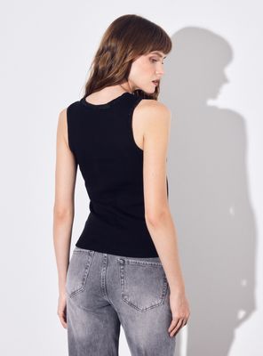 Imagen 2 del producto Polera Cuello Halter Acanalada