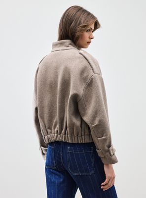 Imagen 2 del producto Chaqueta Bomber Oversize Cuello Alto