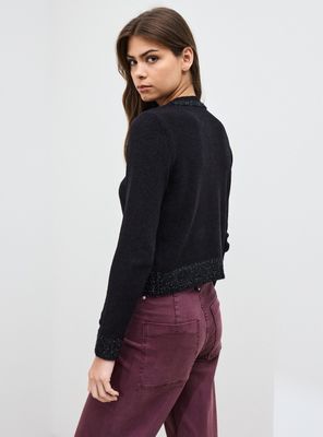 Imagen 2 del producto Chaleco Cárdigan Diseño Hilo Metalizado