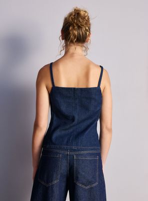 Imagen 2 del producto Blusa Top Pabillos Botones Delanteros