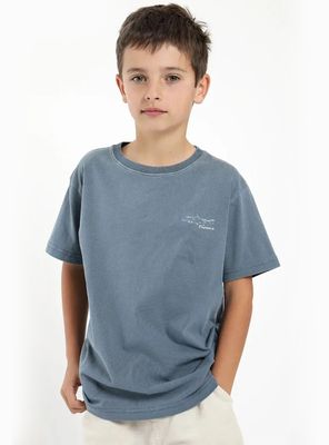 Polera Estampado Peces Niño