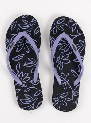 Sandalia Baja Flor Print Mujer