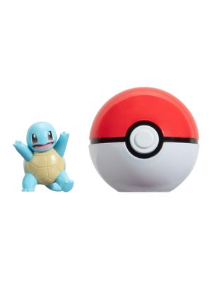 Figura de Batalla Squirtle con Pokebola