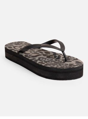 Sandalia  Animal Print Plataforma Mujer