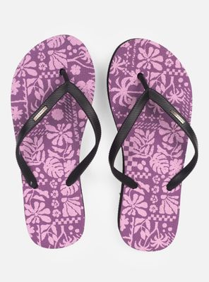 Sandalia Alta Print Floral Mujer