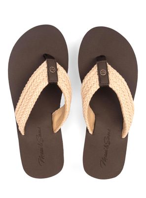 Sandalia Diseño Tejido Correa Plataforma Mujer