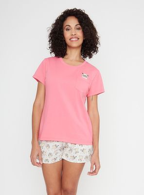 Pijama Algodón 2 Piezas Color Básico