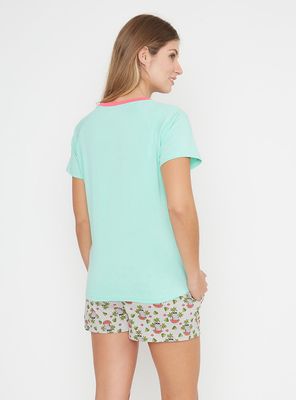 Imagen 2 del producto Pijama Algodón 2 Piezas Color