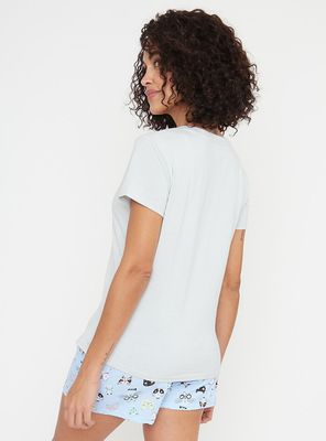 Imagen 2 del producto Pijama Algodón Meow Estampado