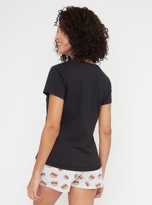 Imagen 2 del producto Pijama Algodón Estampado Burger