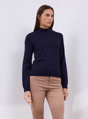 Imagen 1 del producto Sweater Cuello Alto y Textura