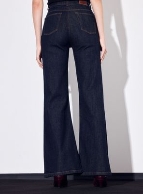 Imagen 2 del producto Jeans Wide Leg Bragueta con Amarras