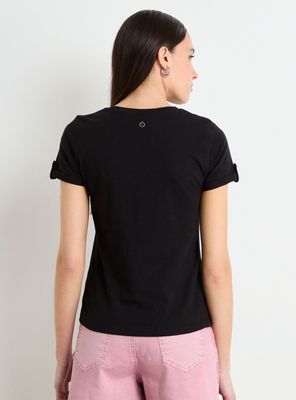 Imagen 2 del producto Polera Acid Wash Regular Manga Corta Color