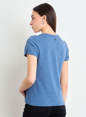 Imagen 2 del producto Polera Acid Wash Regular Manga Corta