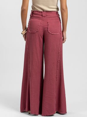 Imagen 2 del producto Pantalón Anna Flecos Burdeo