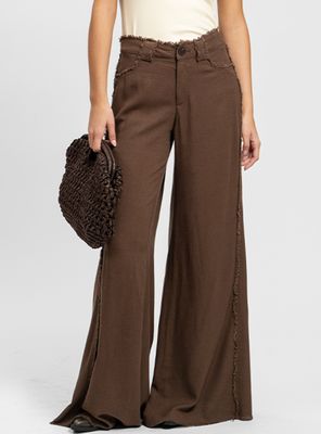 Pantalón Anna Flecos Café