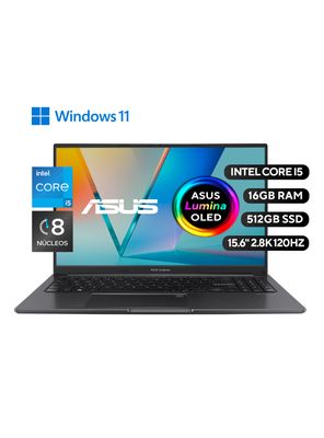 Imagen 2 del producto Notebook Vivobook 15 OLED X1505 Intel Core i5 16GB RAM 512GB SSD 15.6'' 2.8K 120Hz