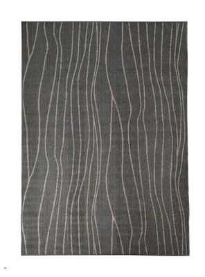 Alfombra Sisal Palermo Black 160x230 cm