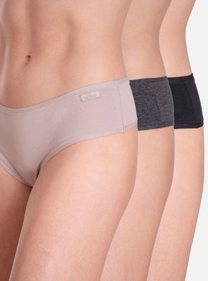 Pack 3 Culotte Detalle Logo de Algodón