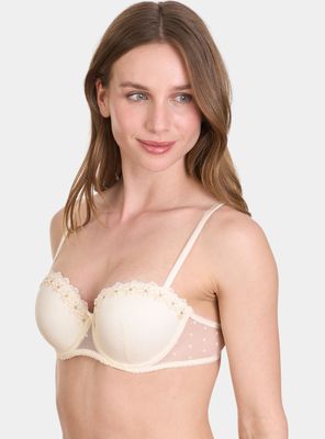 Sostén Encaje Balconette con Arco