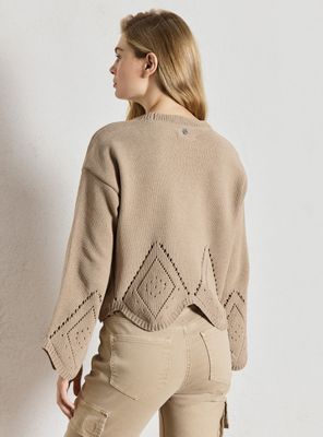 Imagen 2 del producto Chaleco Chenille con Detalles Mangas