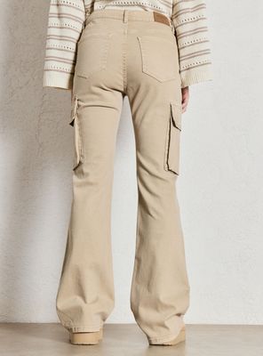 Imagen 2 del producto Pantalón Bolsillo Cargo Flare Fit