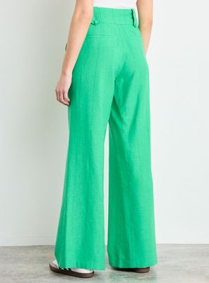 Imagen 2 del producto Pantalón Liso Wide Leg con Cierre