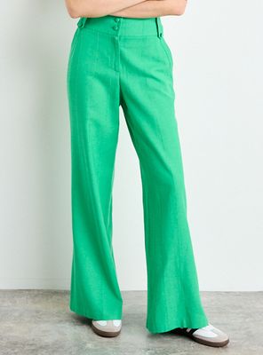 Imagen 1 del producto Pantalón Liso Wide Leg con Cierre